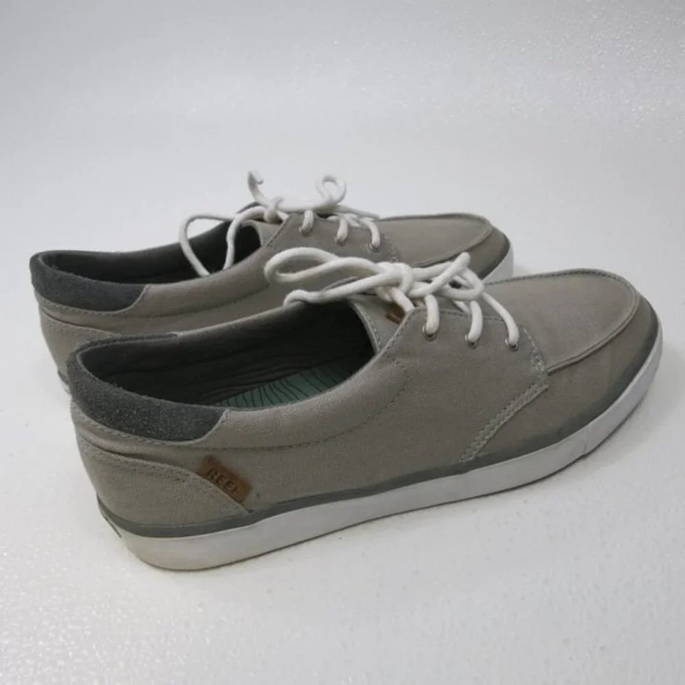 Reef Canvas Cloth Casual Comfort Boat Shoes Men's Nautical Beach Footwear 10